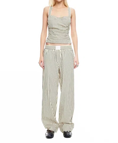 Lioness Women's Cobain Corset Top In Cream In White