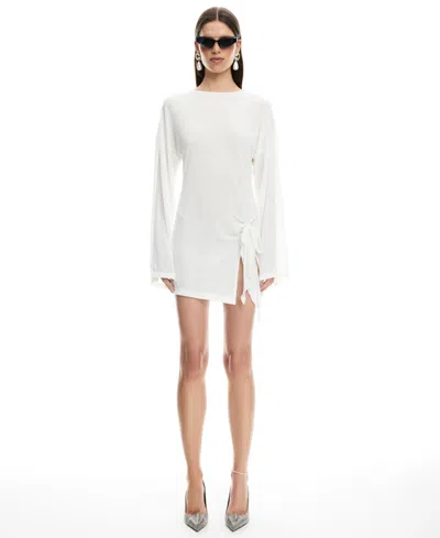 Lioness Women's Cosmic Crewneck Mini Dress In White