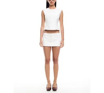 Lioness Women's Countryside Linen-blend Crop Top