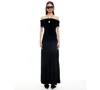 Lioness Women's Field Of Dreams Off-the-shoulder Maxi Dress In Black