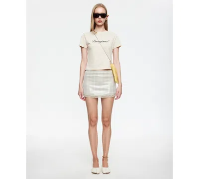 Lioness Women's First Light Mini Skirt In White