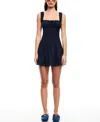 Lioness Heart Shaped Linen Blend Minidress