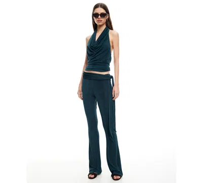 Lioness Women's Heritage Cowl Neck Top In Blue