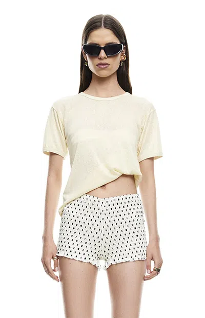 Lioness Women's London Town T-shirt In Honey In White