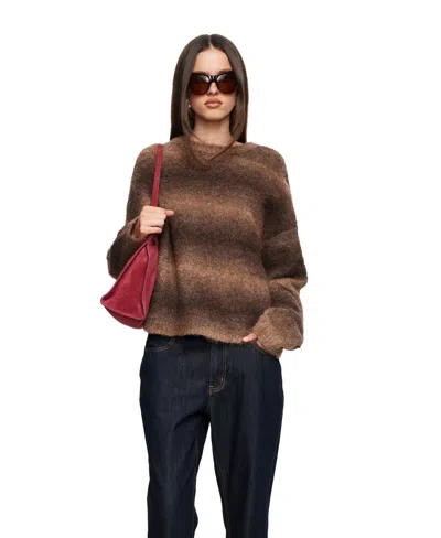 Lioness Women's Long-sleeve Crewneck Sweater In Truffle