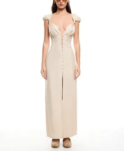 Lioness Women's Meadow Linen-blend Maxi Dress