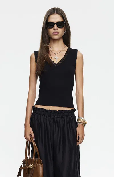 Lioness Women's Muse Lace Tank Top In Black
