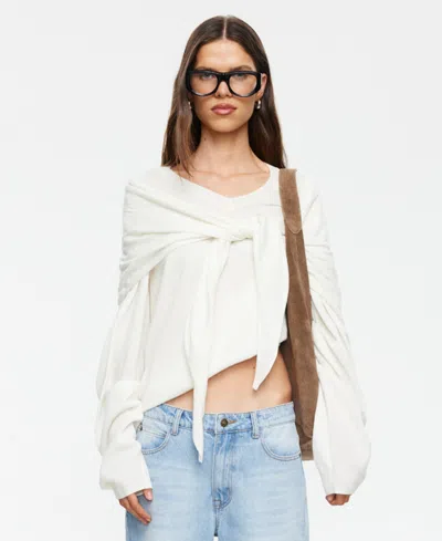 Lioness Women's Olsen Pull-on Knit Top In White