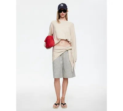 Lioness Women's Sevigney Pull-on Long Shorts In Neutral