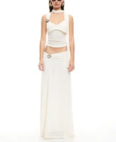 Lioness Womens In Your Dreams Textured Top Maxi Skirt In Sand