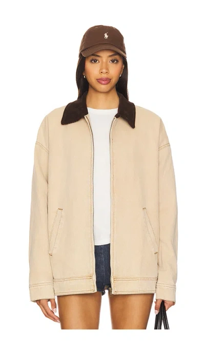 Lioness Workwear Jacket In Neutral