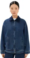 Lioness Workwear Jacket Blue Denim In Blue Denim