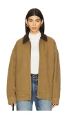 Lioness Workwear Jacket In Chestnut
