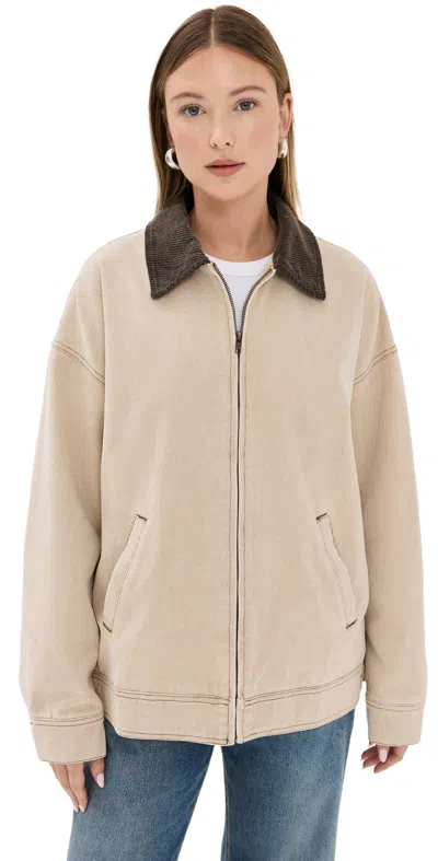 LIONESS WORKWEAR BARN JACKET STONE