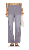Lioness Workwear Pant In Purple