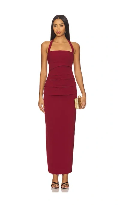 Lioness X Revolve 1999 Maxi Dress In Burgundy