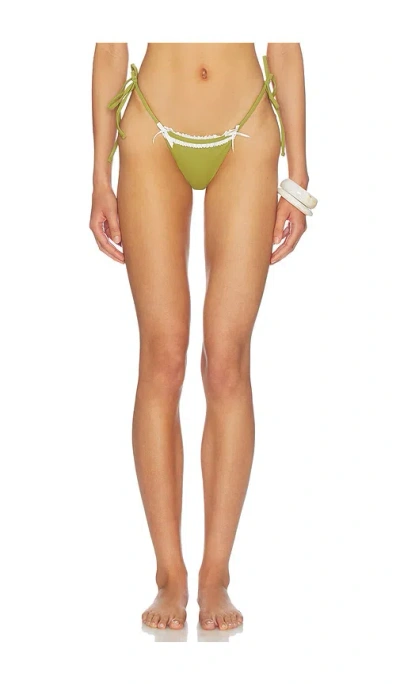 Lioness X Revolve Azuri Bikini Bottom In Green
