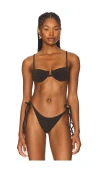 Lioness X Revolve Byron Bikini Top In Black