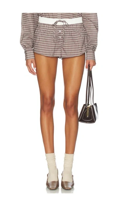 Lioness X Revolve Nirvana Short In Brown