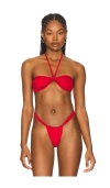 Lioness X Revolve Paradiso Bikini Top In Red
