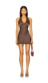 Lioness X Revolve Stars Align Mini Dress In Brown