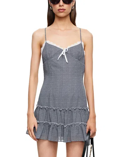 Lioness Yves Mini Dress In Gray