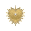 Lionheart 14k Gold Cassandane Large Heart Charm In Gold