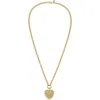 Lionheart 14k Gold Cassandane Small Heart Rolo Necklace In Gold