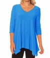 Lior Allison Tunic In Bleu In Blue