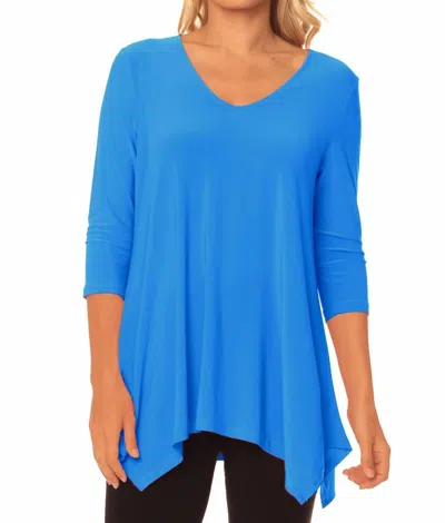 Lior Allison Tunic In Bleu In Blue