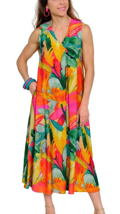 Lior Amelia Dress In Multicolor In Brown