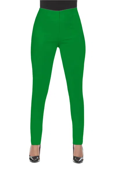 Lior Sasha Tapered Leg Ankle Pants In Kelly Green