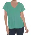 Lior Zoe Center Seam Top In Seafoam In Green