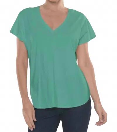 Lior Zoe Center Seam Top In Seafoam In Green