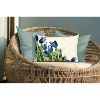Liora Manne Allover Tulips Lumbar Pillow