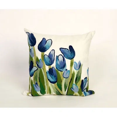 Liora Manne Allover Tulips Throw Pillow