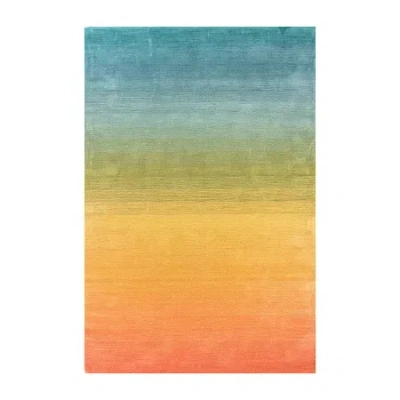 Liora Manne Arca Ombre Wool 3'x5' Indoor Rectangular Accent Rug In Multi