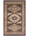 Liora Manne Ariana Floral Medallion 3'3"x4'11" Area Rug In Earth