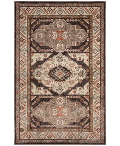 Liora Manne Ariana Floral Medallion 3'3"x4'11" Area Rug In Earth