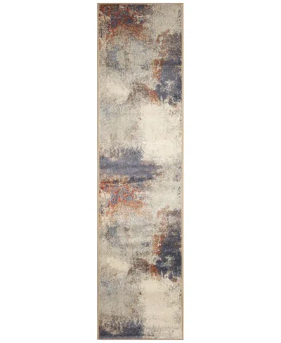 Liora Manne Ariana Mystic 1'11"x7'6" Runner Area Rug In Mist,beige