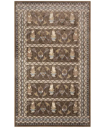 Liora Manne Ariana Sarai 3'3"x4'11" Area Rug In Coffee