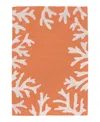 Liora Manne Capri Coral Border Area Rug, 1'8 X 2'6 In Multi