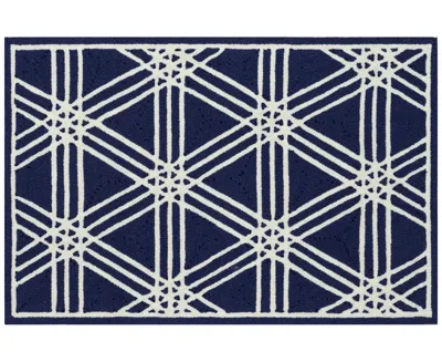 Liora Manne Capri Hex 2'x3' Area Rug In Navy