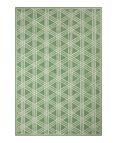 Liora Manne Capri Hex Area Rug, 5' X 7'6 In Green