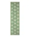 Liora Manne Capri Hex Runner Area Rug, 2' X 8' In Green