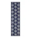 Liora Manne Capri Hex Runner Area Rug, 2' X 8' In Blue