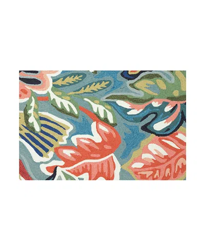 Liora Manne Capri On Holiday Area Rug, 2' X 3' In Aqua