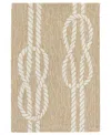 Liora Manne Capri Ropes Area Rug, 1'8 X 2'6 In Neutral