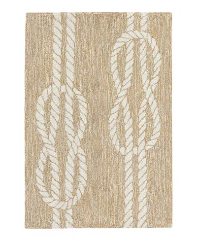 Liora Manne Capri Ropes Area Rug, 1'8 X 2'6 In Neutral