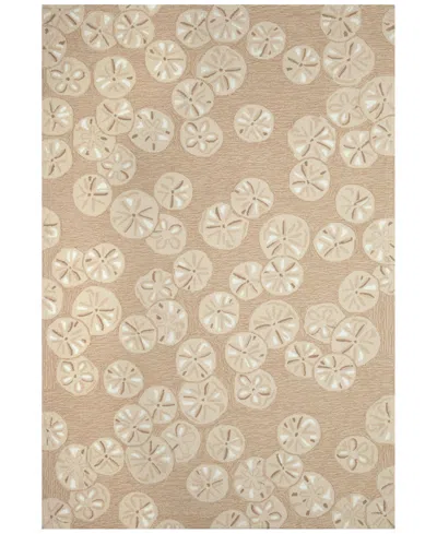Liora Manne Capri Sea Biscuit 7'6"x9'6" Area Rug In Camel